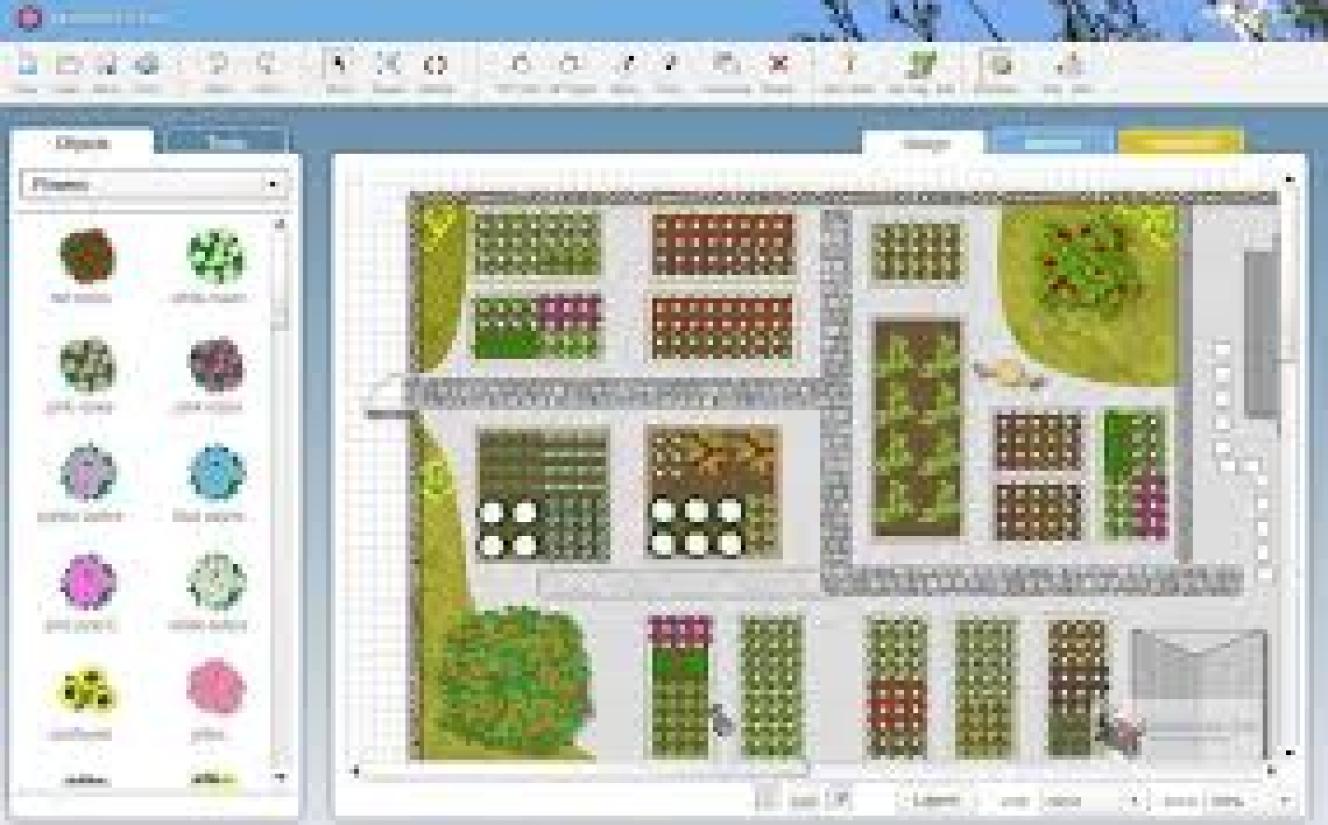 Планировка участка Garden Planner